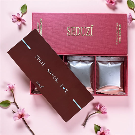 Seduzi White Strawberry Chocolate  Aphrodisiac | Natural Intimacy Booster for Couples,  Romantic Anniversary, Wedding and Birthday Gift